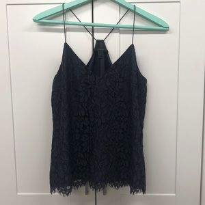 J crew lace tank top